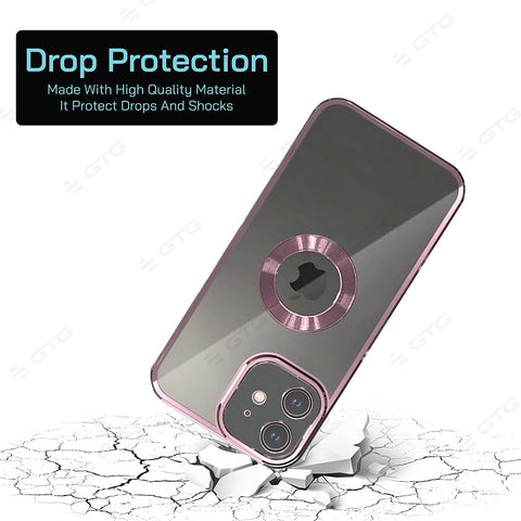 Klikmore Back Cover For Apple Iphone 11 (Rose Gold, Flexible)