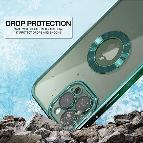 Klikmore Back Cover for Apple iPhone 14 Pro Max (Green, Flexible)