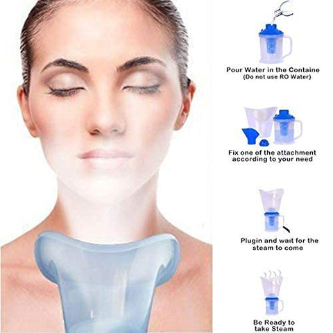 3 In 1 Steam Vaporizer, Nose Steamer, Cough Steamer, Nozzle Inhaler & Nose vaporizer machine for cold and cough
