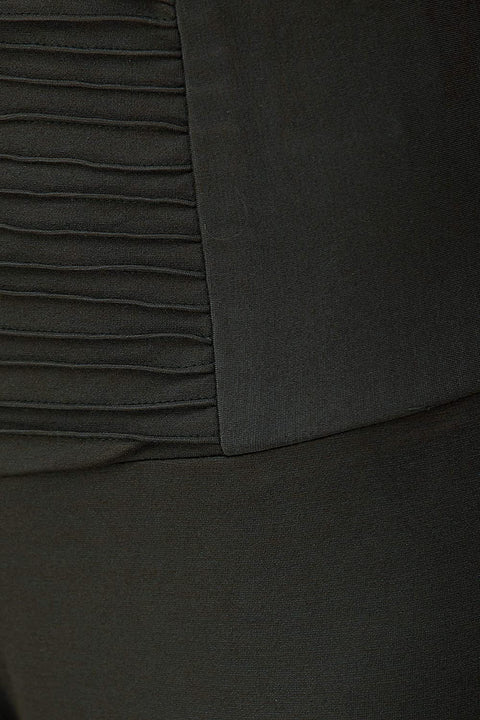 DECHEN Women's Poly Viscose Lycra Fabric Elastic Waist Olive Color Treggings/ Legging/Jegging/Pant