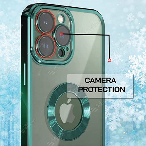 Klikmore Back Cover for Apple iPhone 14 Pro Max (Green, Flexible)