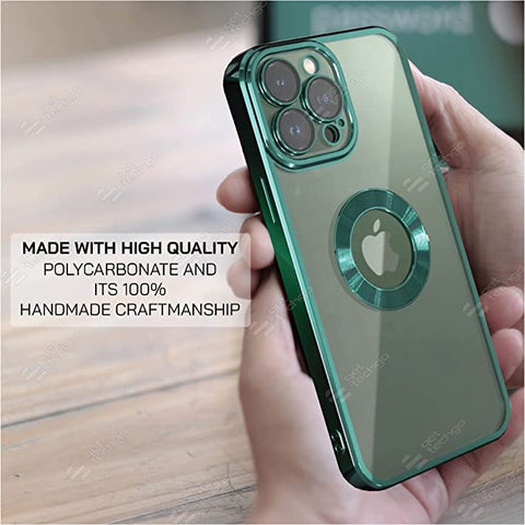 Klikmore Back Cover for Apple iPhone 14 Pro Max (Green, Flexible)