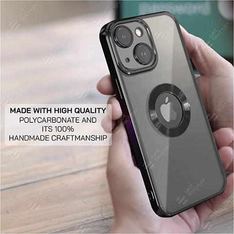 Klikmore Back Cover for Apple iPhone 14 Max (Black, Flexible)